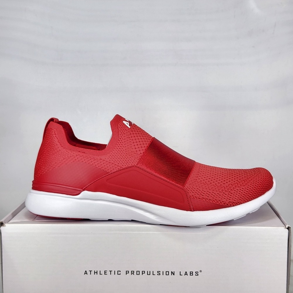 APL TechLoom Bliss Men Size 12 Red White Slip On Running Training Sneakers